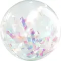 Regnb&#229;gsboll Diamant 10 cm Vattenfylld och glittrande boll