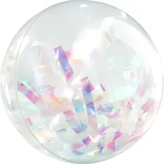 Regnb&#229;gsboll Diamant 10 cm Vattenfylld och glittrande boll