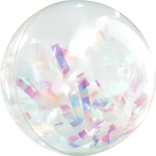 Regnb&#229;gsboll Diamant 10 cm Vattenfylld och glittrande boll