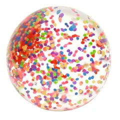 Konfettiboll | 10 cm Visuell boll vid r&#246;relse