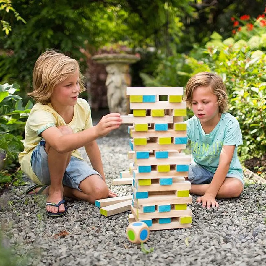 Stort jengaspel Jenga - Stapelspel 