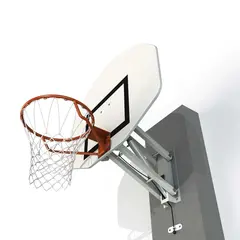 Basketst&#228;llning v&#228;ggmonterad Justerbar h&#246;jd gasfj&#228;dring