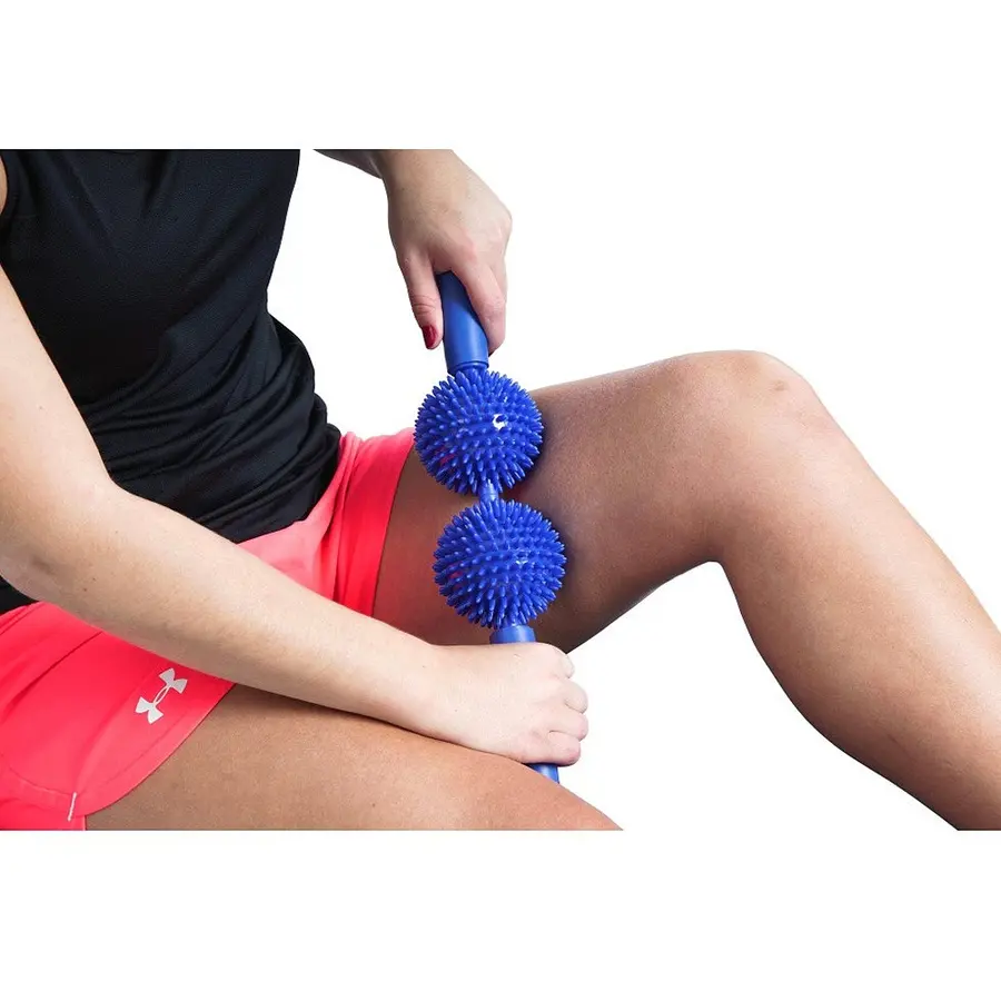Massagerulle Duo 43 cm Med 2 piggbollar 