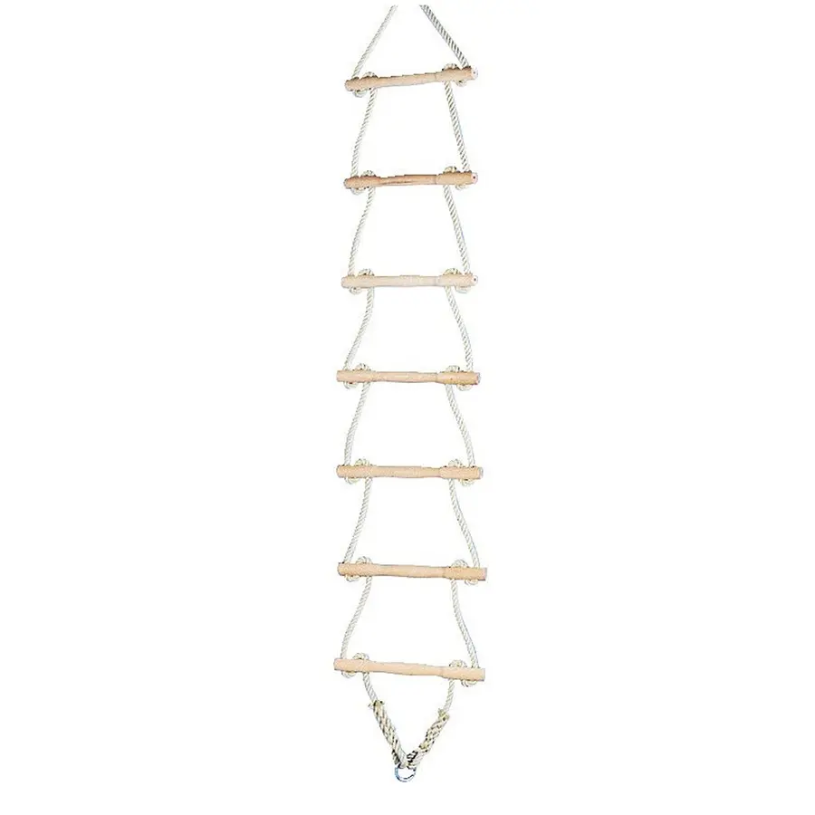Repstege 7 steg 210 cm | Klätterstege med fästringar 