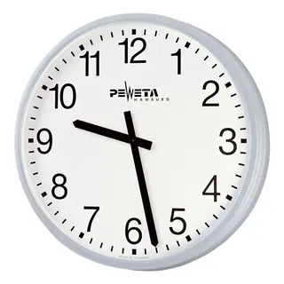 Klokke Peweta veggur ballsikker ø 42 cm Veggmontert | Elektrisk | Innendørs