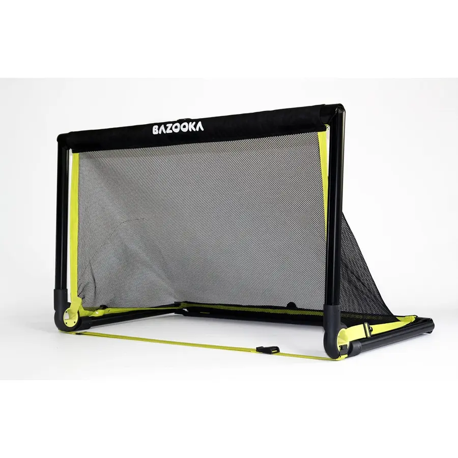 BazookaGoal XL | 150X90 cm | ihopfällbar Fotbollsmål för smålagsspel - 3 manna 