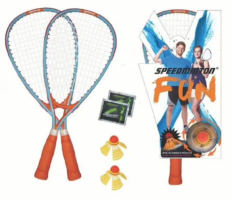 Speedminton&#174; FUN Set 2 racket, 2 bollar, 2 ljusstavar