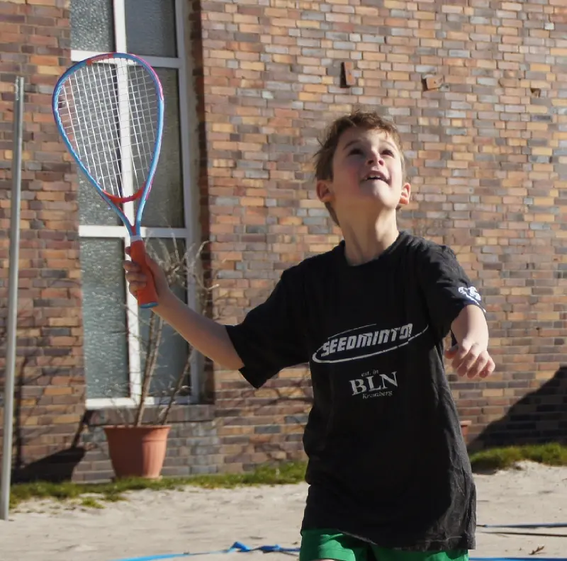 Speedminton® FUN Set 2 racket, 2 bollar, 2 ljusstavar 