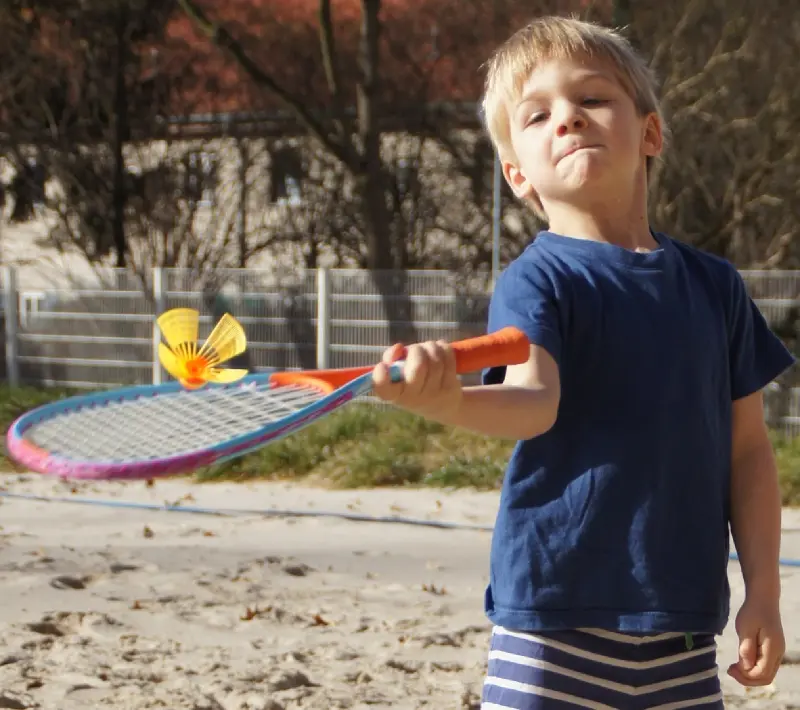 Speedminton® FUN Set 2 racket, 2 bollar, 2 ljusstavar 