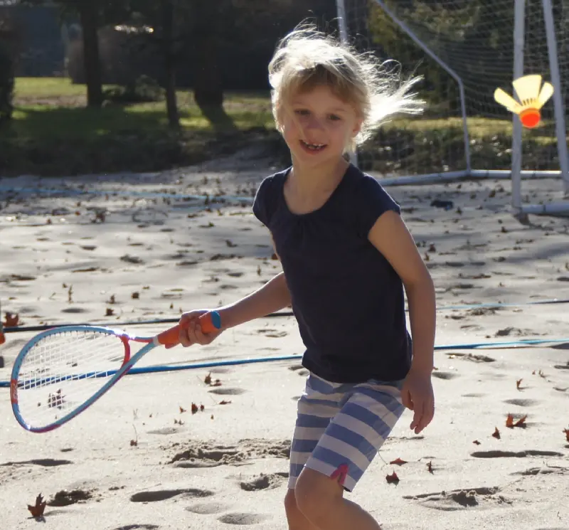 Speedminton® FUN Set 2 racket, 2 bollar, 2 ljusstavar 