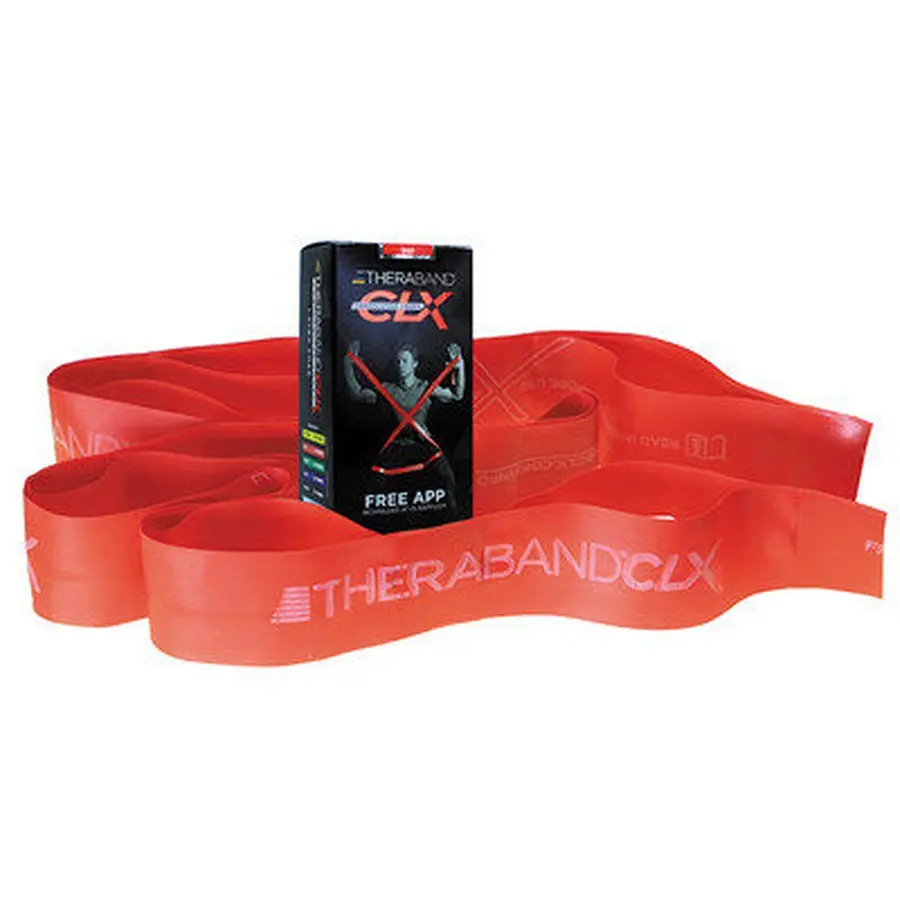 Thera-Band CLX 11 Loops träningsband 1 st. | Röd Medel motstånd 