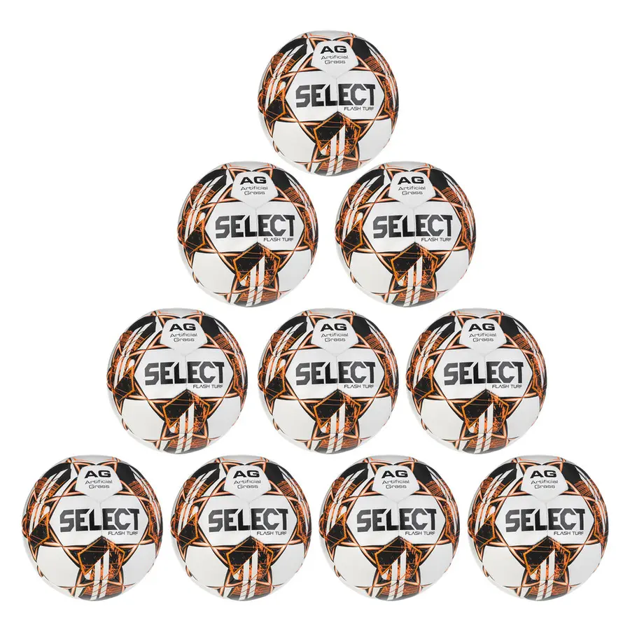 Fotboll Select Flash Turf 5 (10) 10 st | Kvalitetsboll för konstgräs 