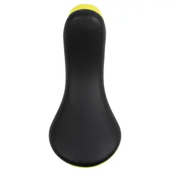 QU-AX Luxus Sadel svart Svart/Gul | Reservdel