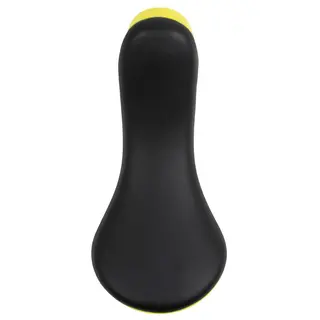 QU-AX Luxus Sadel svart Svart/Gul | Reservdel