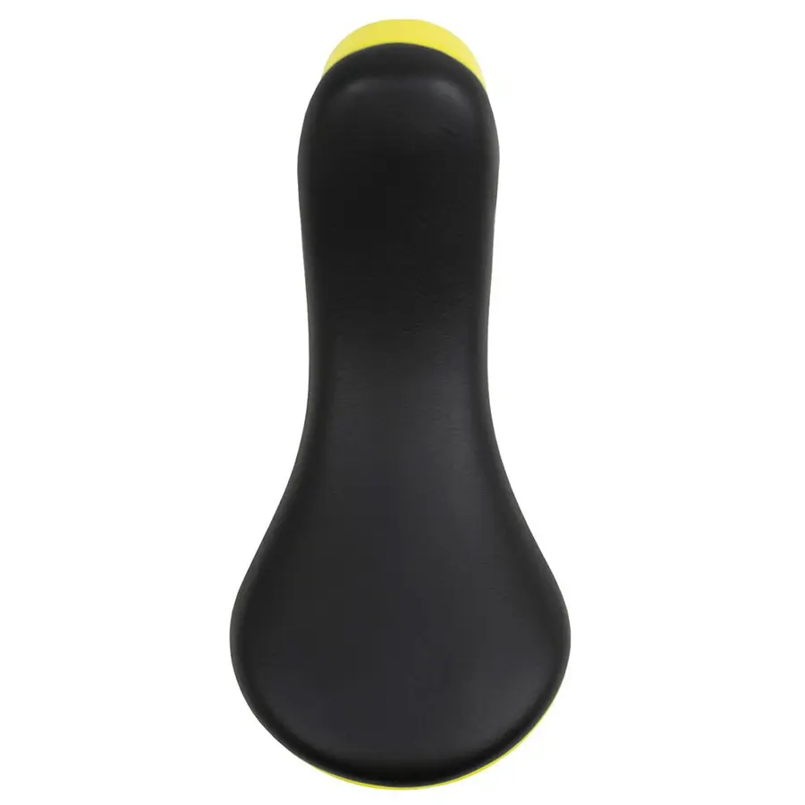 QU-AX Luxus Sadel svart Svart/Gul | Reservdel 