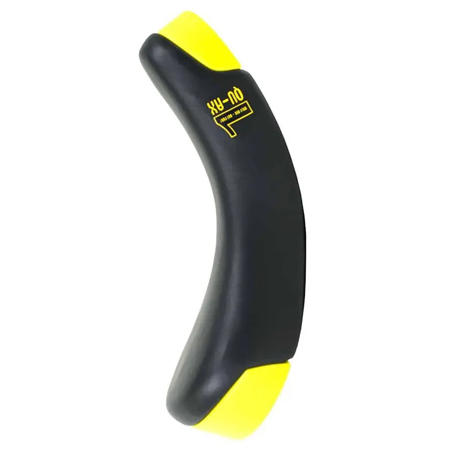 QU-AX Luxus Sadel svart Svart/Gul | Reservdel 