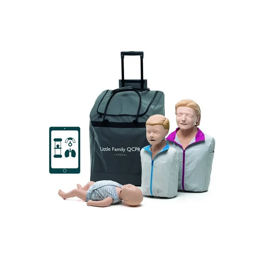 Livrädningsdockor Little Family | 3 st. HLR set | QCPR 