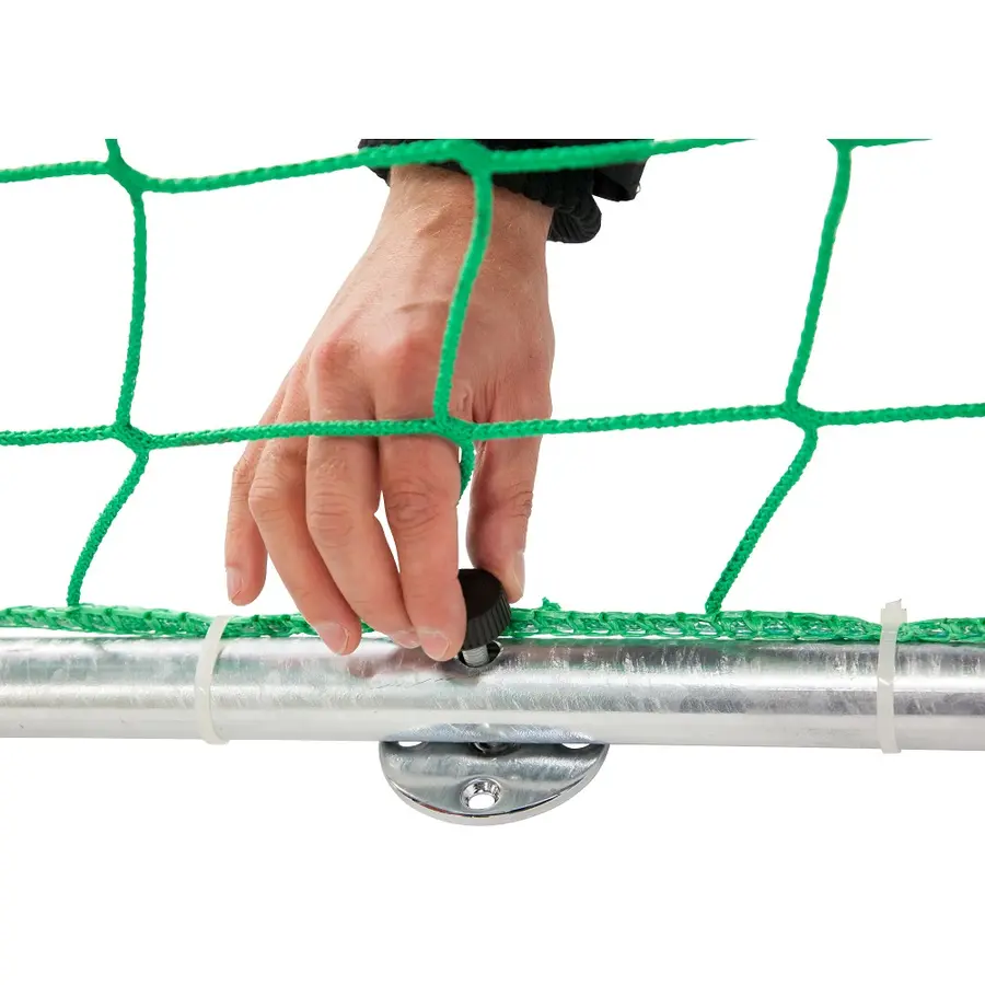 Handbollmål 3x2 m Fristående Innomhus Stabilt hörnsystem | Vikbara nätbågar 