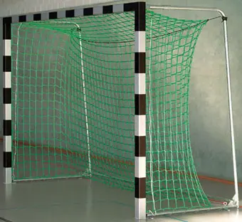 Handbollmål 3x2 m Fristående Innomhus Stabilt hörnsystem | Fasta nätbågar 