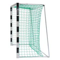 H&#229;ndballm&#229;l 3x2m frittst&#229;ende R&#248;d/Alu Faste nettb&#248;yler
