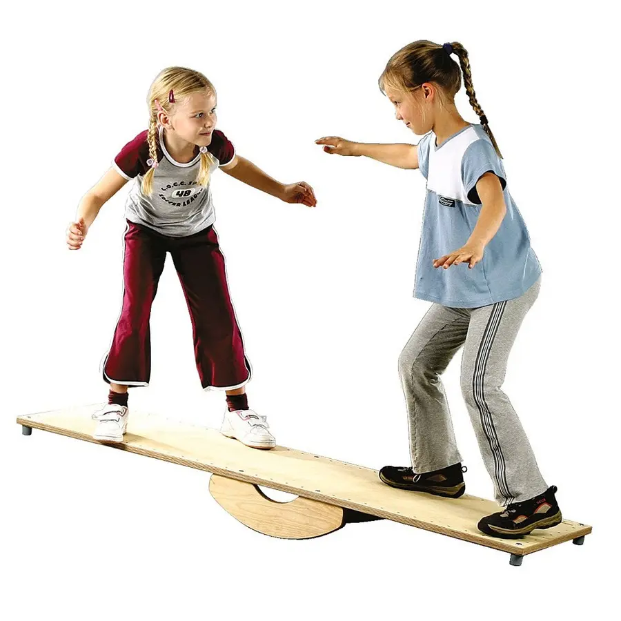 Balansbräda Pedalo Maxi Stor gungbräda i trä| 150 x 45 cm 