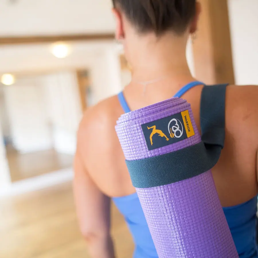 Warrior yogamatta II 183 x 61 x 0,4 cm | Lila 