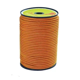 Klätterrep Tendon Accessory Cord 6 mm Rulle med 100 m rep- röd / orange