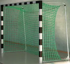 Håndballmål 3x2m innendørs fastmontert Fastmontert aluminumsmål uten nettbøyle