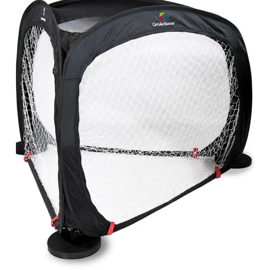 Trigoal - Circular soccer sett Popup. Tresidig fotballnett 
