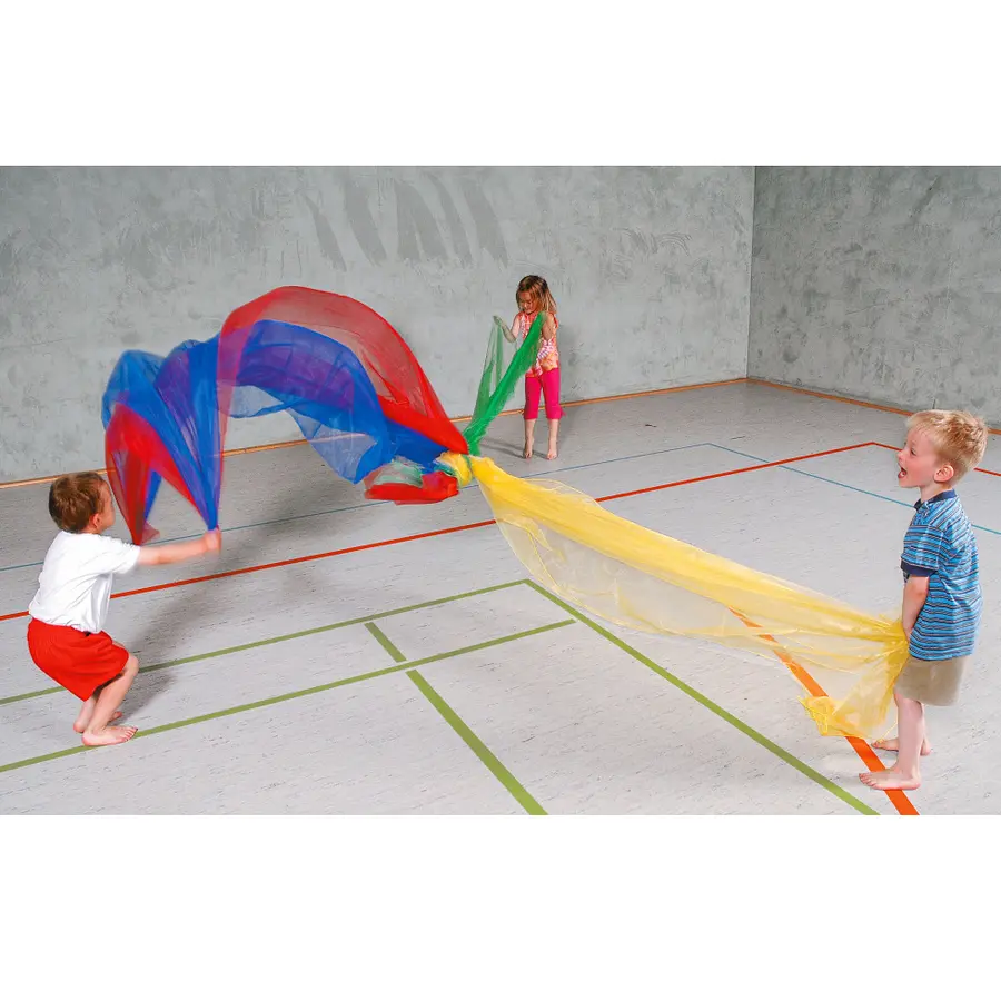 Sjongleringsduk X-stor Rytmeduk 4 stk. | 245x130 cm 