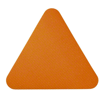 Markeringsplattor Treakantig 1 st 30 cm | Orange