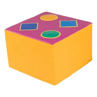 Skumkloss 60x60x40 cm 2 st. taktila f&#228;lt och 2 st. ljudf&#228;lt