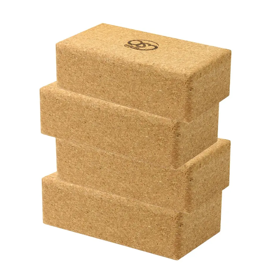 Yogablock i kork - paket med 20st 230 x 120  x 75 mm 