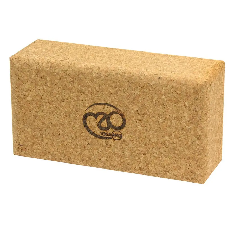 Yogablock i kork 230 x 120 x 75 mm 