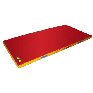 Gymnastikmatta GTM 3000 Röd Kategori 3 | 200x100x6 cm
