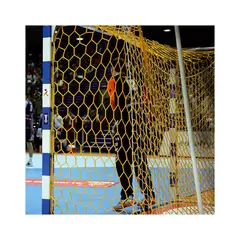 Nett håndballmål VM 3x2 m 1 par | Gul | 80/100 | 4,75 mm | M100