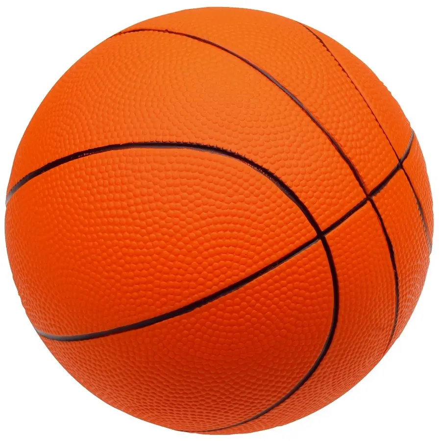 Softball PU-skum 20 cm oransje Myk basketball i størrelse 3 