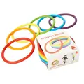 Aktivitetsringar 24 st Set med ringar i 6 olika färger