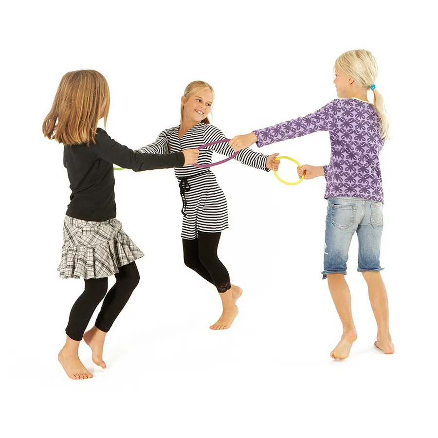 Aktivitetsringar 24 st Set med ringar i 6 olika färger 