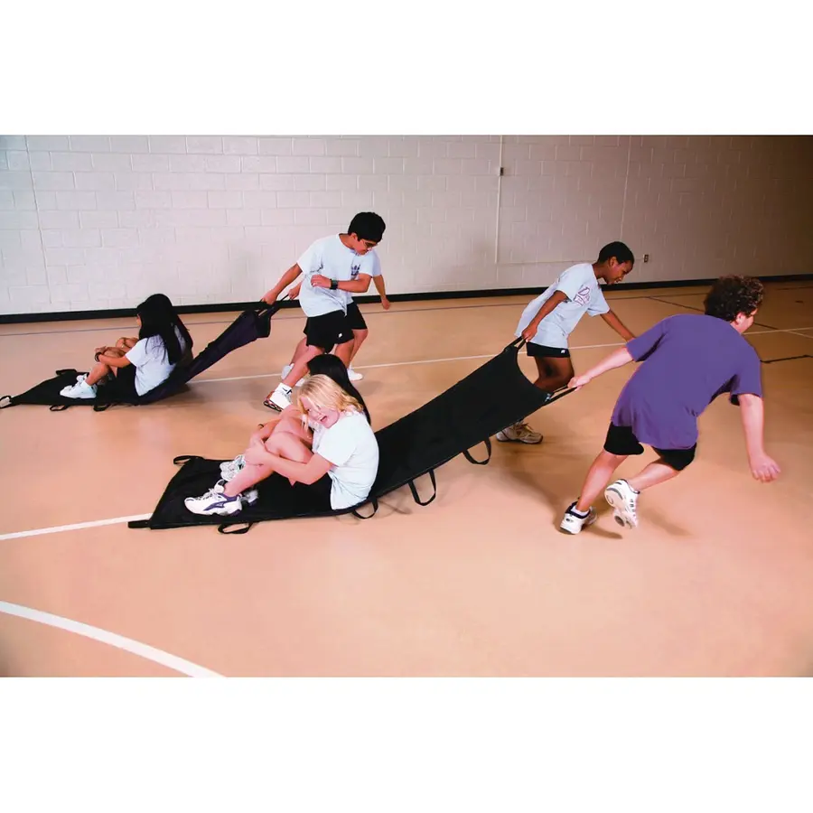 Activi-T-Blanket | Dragmatta med handtag taeambuildingsaktivitet 