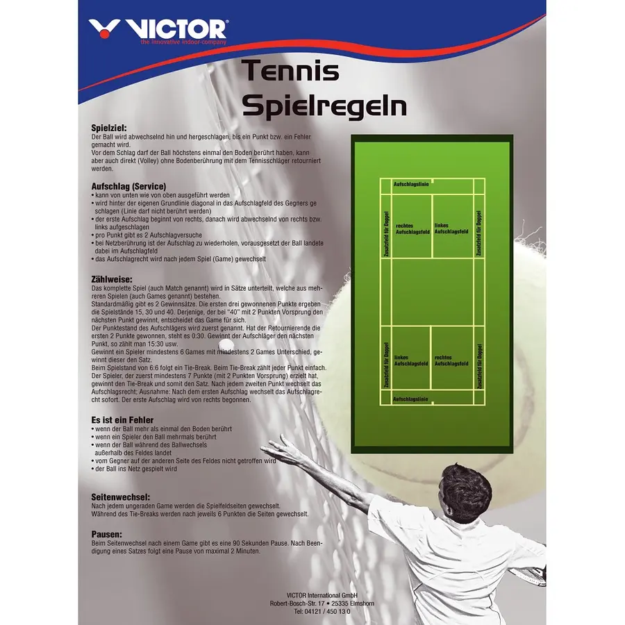 Tennis set "Winner" 10 rack | 20 bollar | väska 