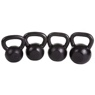 Kettle Bell sett medium 72 kg (4 stk) 1x12kg - 1x16 kg - 1x20 kg - 1x24 kg