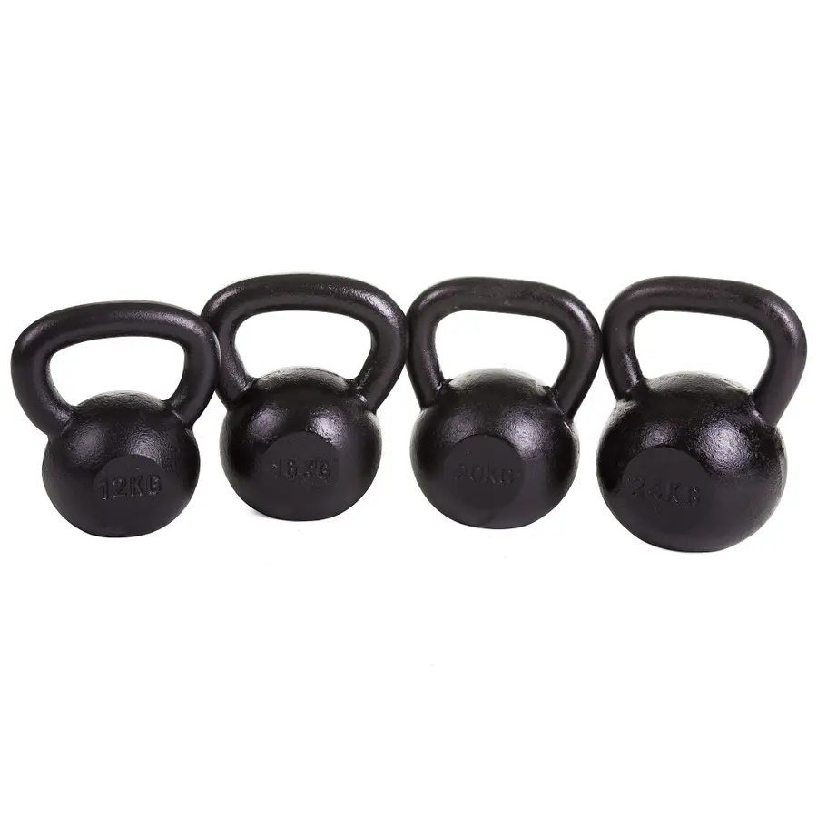 Kettle Bell sett medium 72 kg (4 stk) 1x12kg - 1x16 kg - 1x20 kg - 1x24 kg 