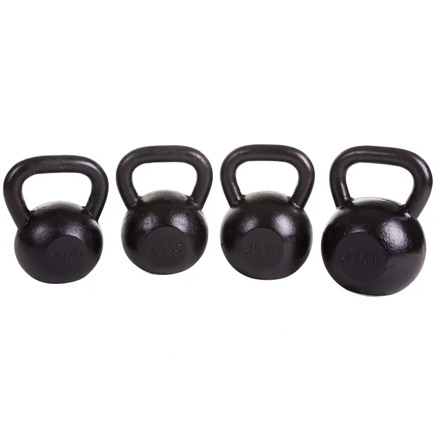 Kettlebellsset Tung 4 st 1x 20 kg | 1x 24 kg | 1x 28 kg| 1x 32 kg 