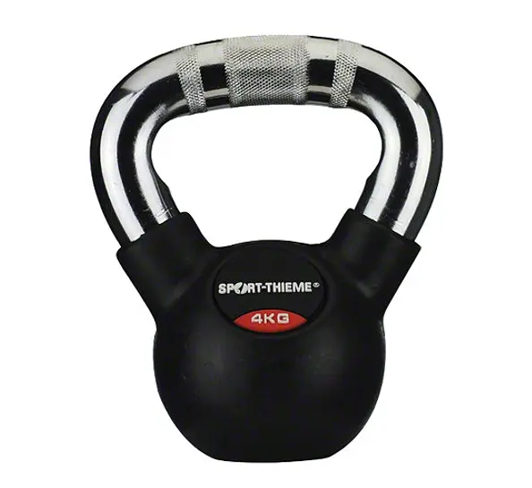 Kettlebell Gummerad Sport-Thieme 4 kg 1 st 