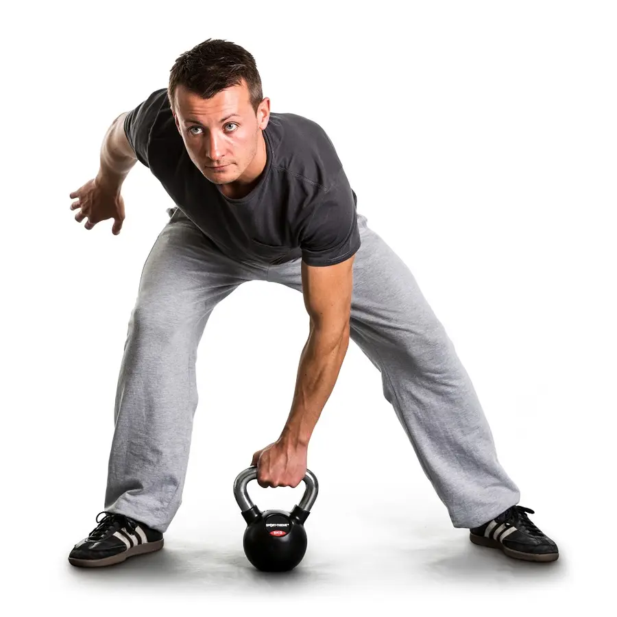 Kettlebell Gummerad Sport-Thieme 4 kg 1 st 