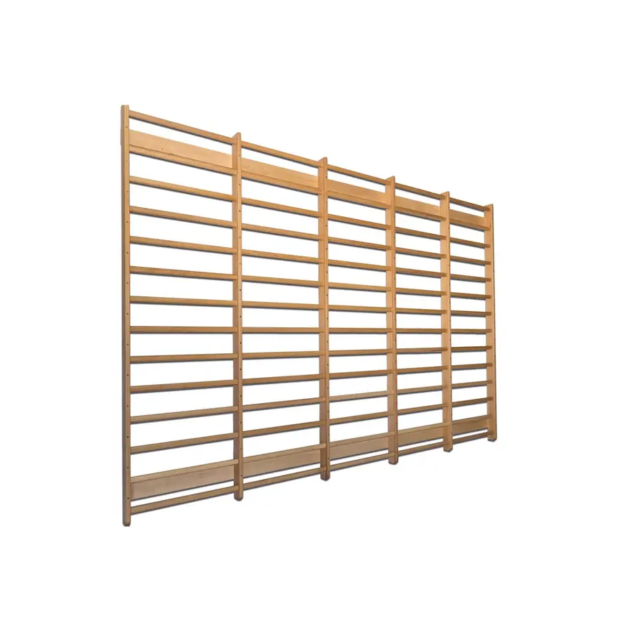 Ribbstolsvägg 265 x75 cm Klubben Premium Ribbstol till gymnasik och idrottshallar 