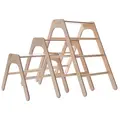 Tr&#228;bock | trappa | stege | set med 3 st Liten | Medium | Stor