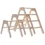 Tr&#228;bock | trappa | stege | set med 3 st Liten | Medium | Stor