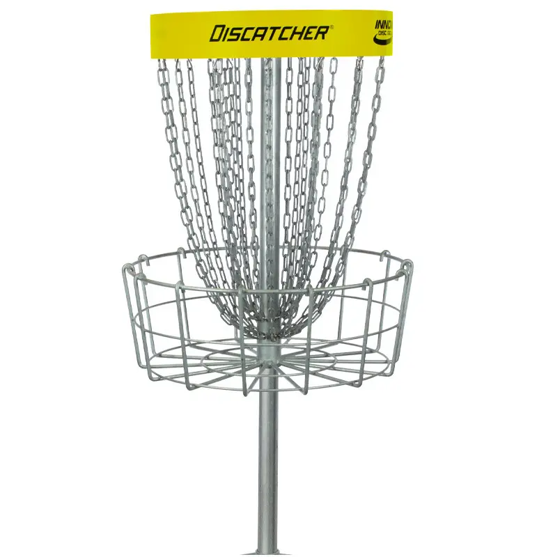 Discgolf Korg Innova DISCatcher Pro28 Permanent frisbeegolfkorg med jordfäste 